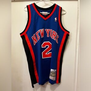 New York Knicks Larry Johnson Mitchell and Ness classic jersey size L 10/10